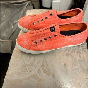 Sperry Coral Canvas Sneakers